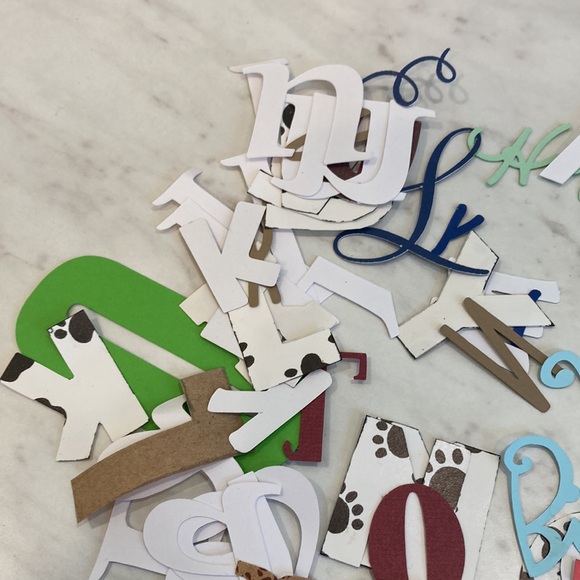 *FREE W/Purchase Cardstock and Paper Letters and Words Die Cuts - Picture 4 of 6